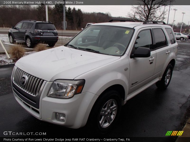 Oxford White / Stone 2008 Mercury Mariner Hybrid 4WD