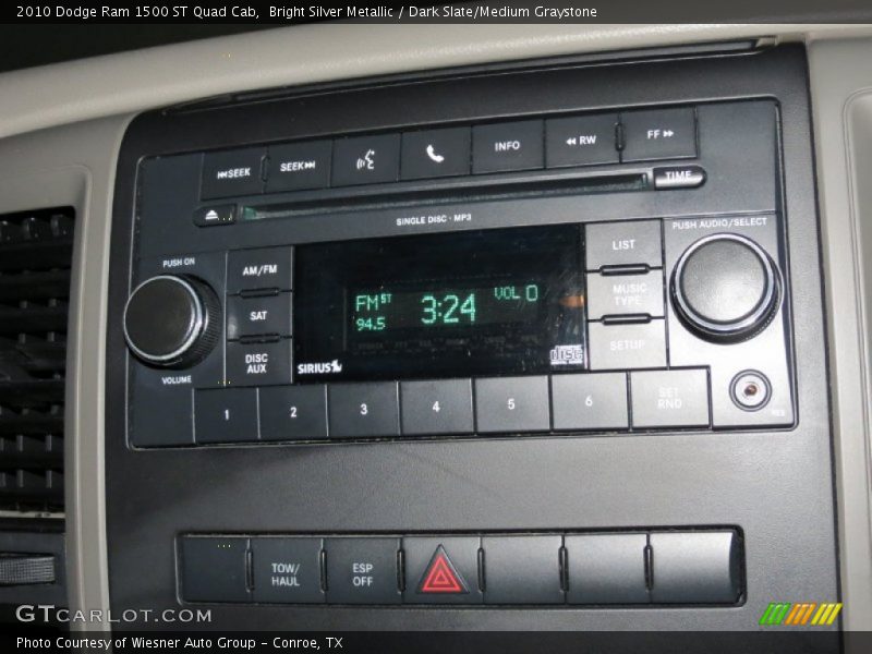 Audio System of 2010 Ram 1500 ST Quad Cab