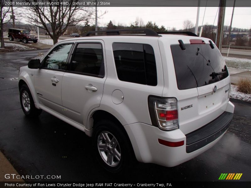 Oxford White / Stone 2008 Mercury Mariner Hybrid 4WD