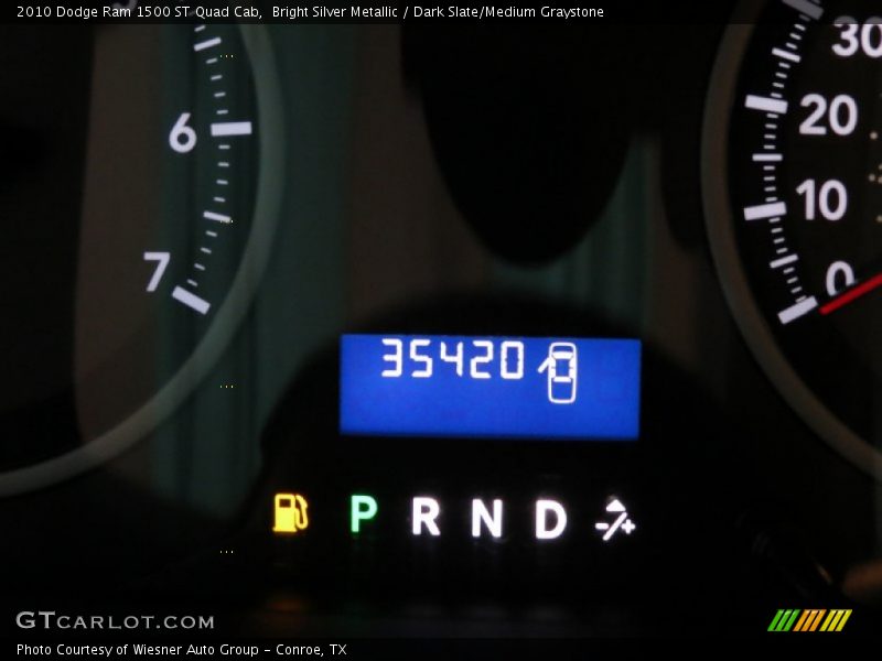 Bright Silver Metallic / Dark Slate/Medium Graystone 2010 Dodge Ram 1500 ST Quad Cab