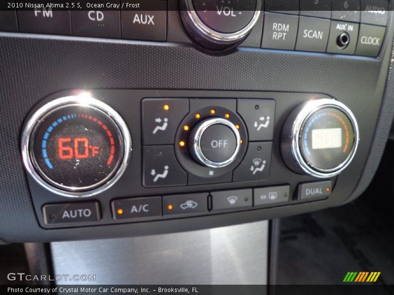 Controls of 2010 Altima 2.5 S
