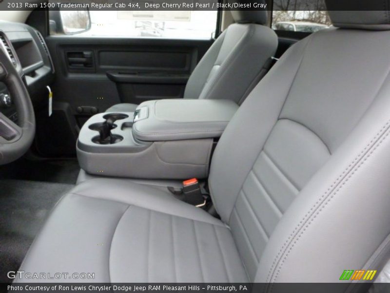 Deep Cherry Red Pearl / Black/Diesel Gray 2013 Ram 1500 Tradesman Regular Cab 4x4