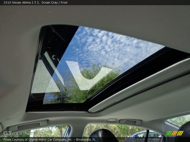 Sunroof of 2010 Altima 2.5 S