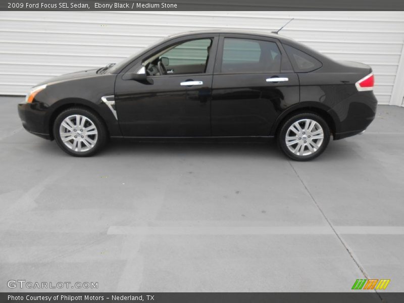  2009 Focus SEL Sedan Ebony Black