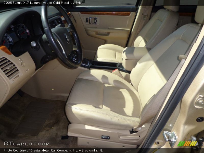 Front Seat of 2008 XL7 Luxury