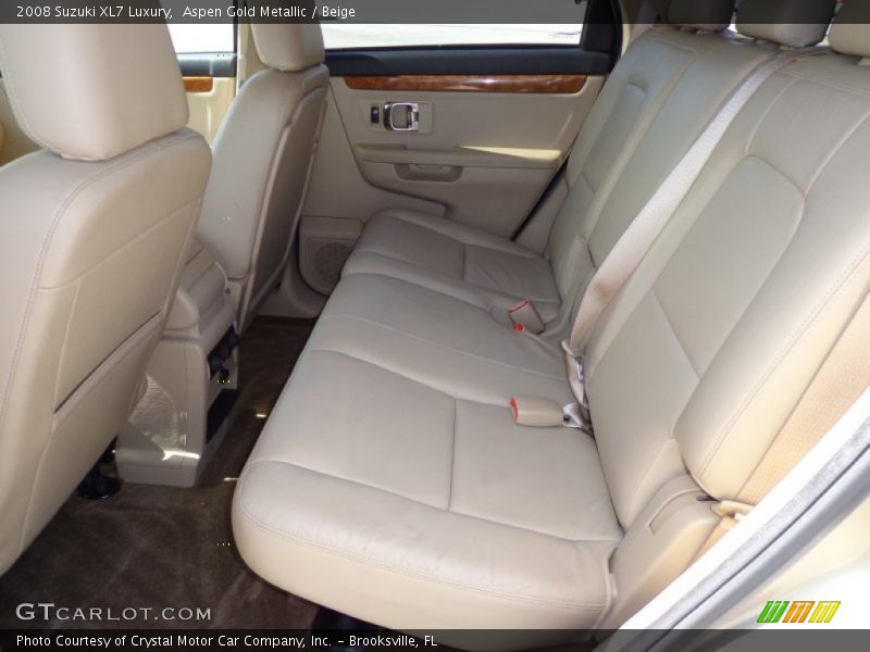 Rear Seat of 2008 XL7 Luxury