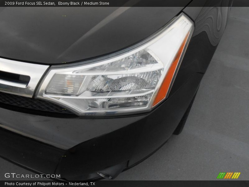 Ebony Black / Medium Stone 2009 Ford Focus SEL Sedan