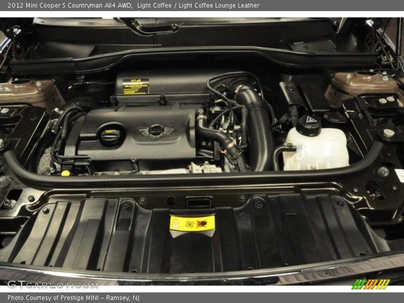  2012 Cooper S Countryman All4 AWD Engine - 1.6 Liter DI Twin-Scroll Turbocharged DOHC 16-Valve VVT 4 Cylinder
