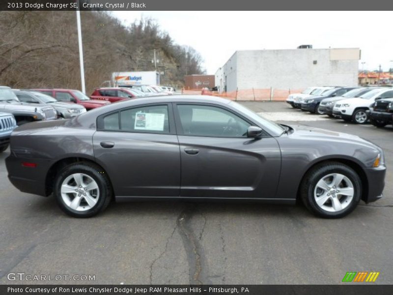 Granite Crystal / Black 2013 Dodge Charger SE