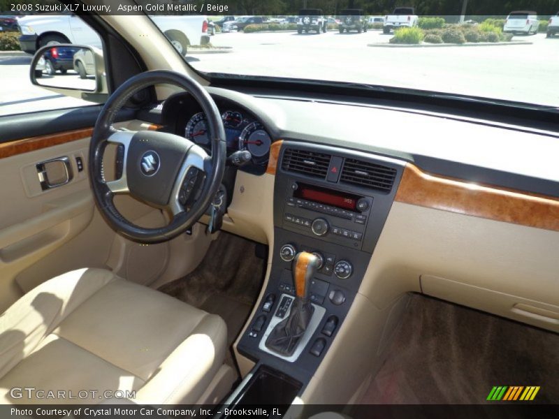 Aspen Gold Metallic / Beige 2008 Suzuki XL7 Luxury