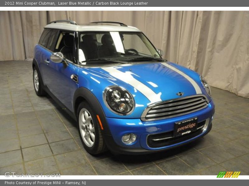 Laser Blue Metallic / Carbon Black Lounge Leather 2012 Mini Cooper Clubman