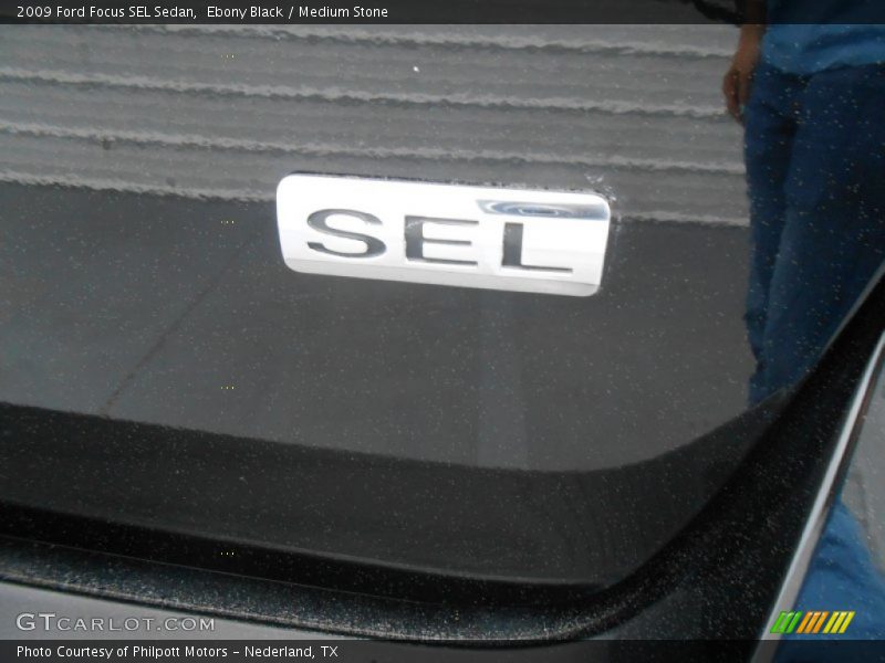 Ebony Black / Medium Stone 2009 Ford Focus SEL Sedan