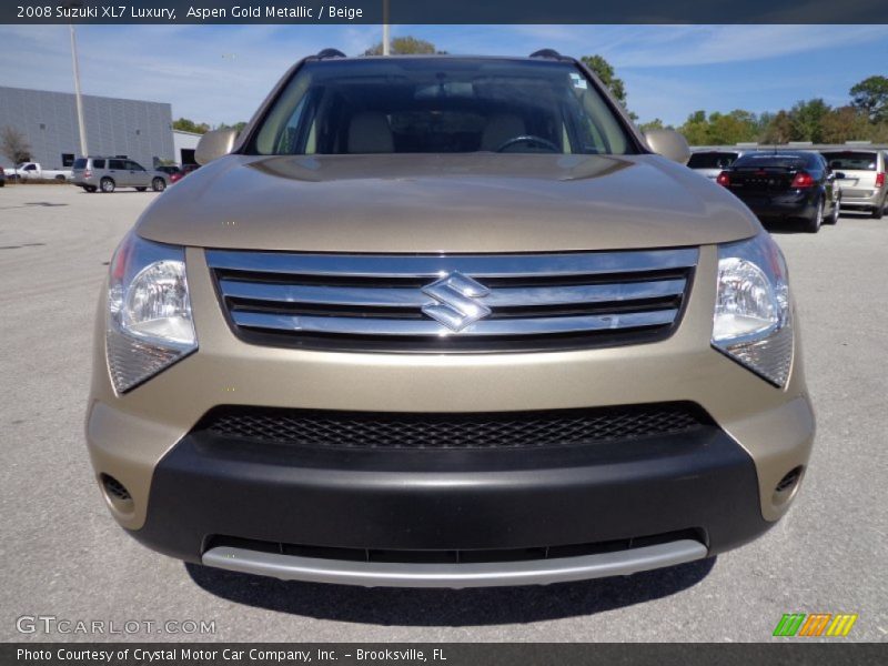 Aspen Gold Metallic / Beige 2008 Suzuki XL7 Luxury