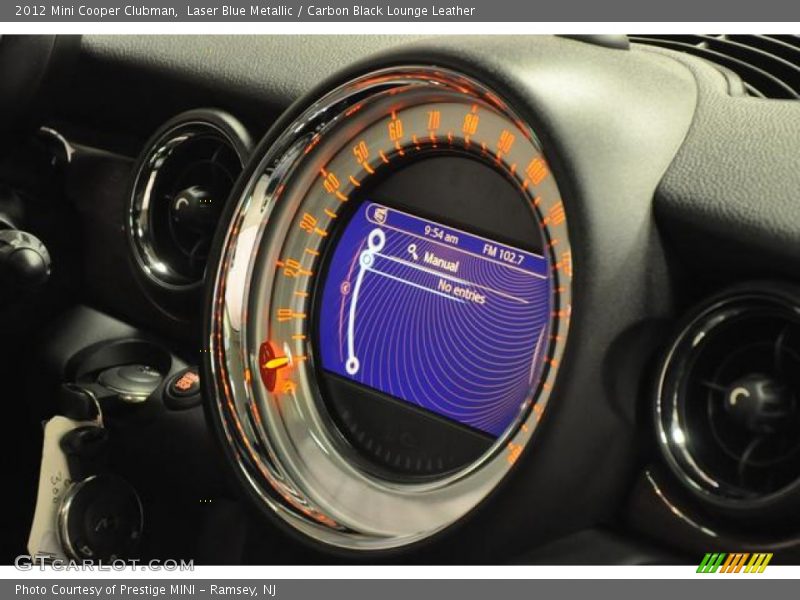 Laser Blue Metallic / Carbon Black Lounge Leather 2012 Mini Cooper Clubman