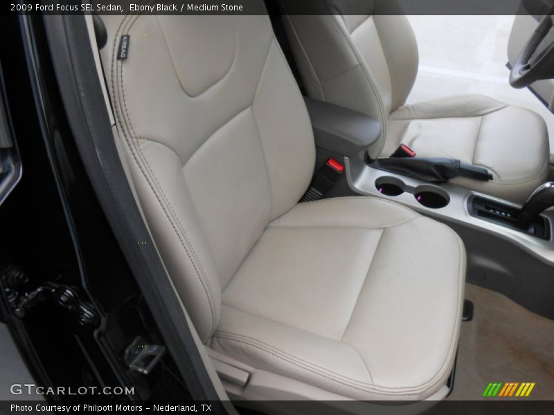Ebony Black / Medium Stone 2009 Ford Focus SEL Sedan