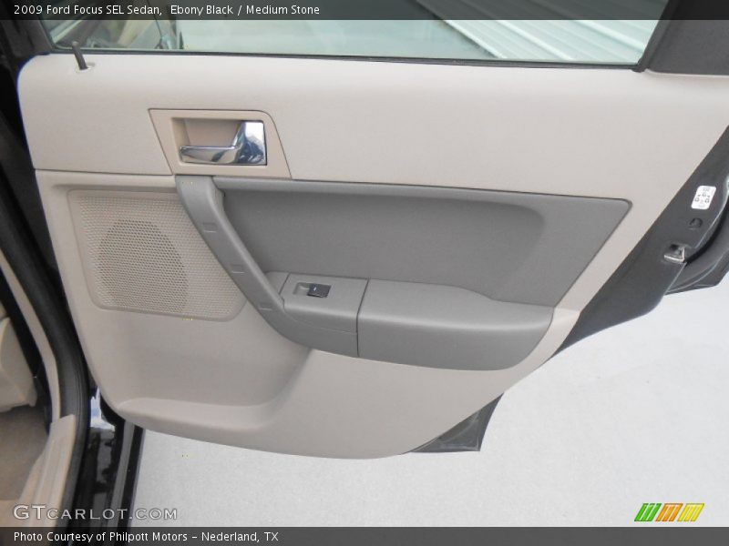 Ebony Black / Medium Stone 2009 Ford Focus SEL Sedan
