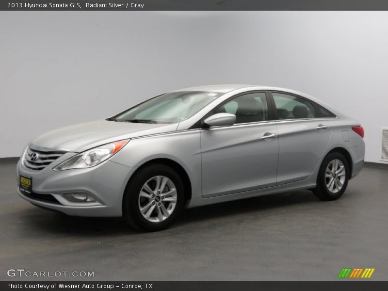 Radiant Silver / Gray 2013 Hyundai Sonata GLS