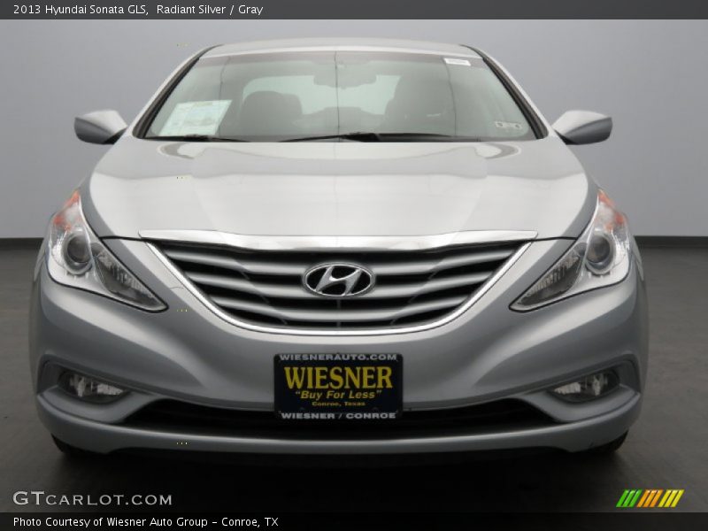 Radiant Silver / Gray 2013 Hyundai Sonata GLS
