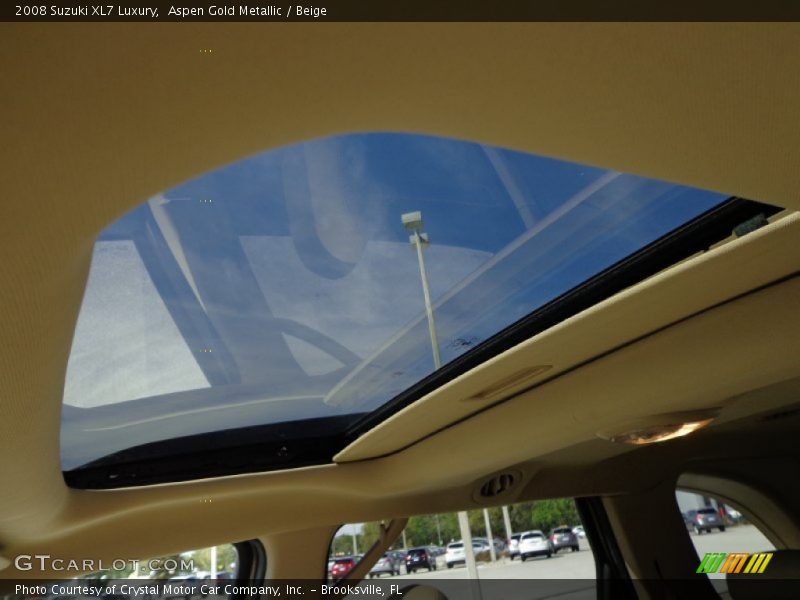 Aspen Gold Metallic / Beige 2008 Suzuki XL7 Luxury