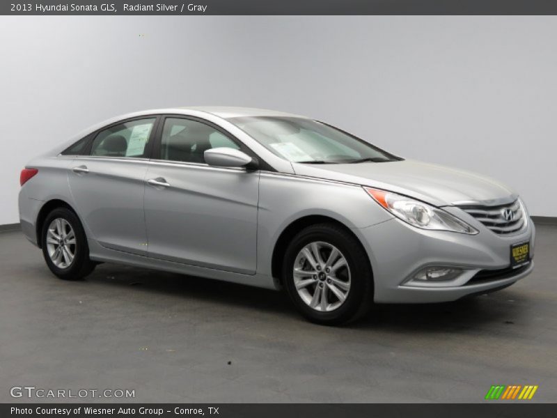 Radiant Silver / Gray 2013 Hyundai Sonata GLS