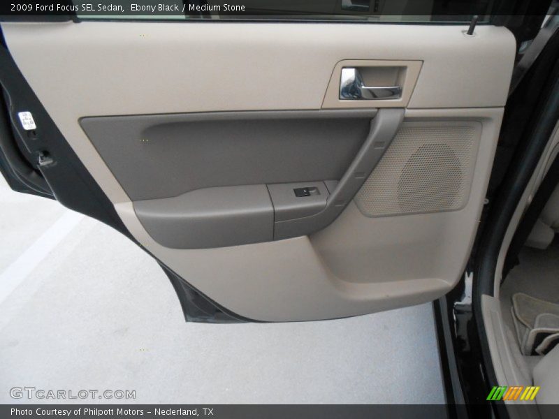 Ebony Black / Medium Stone 2009 Ford Focus SEL Sedan
