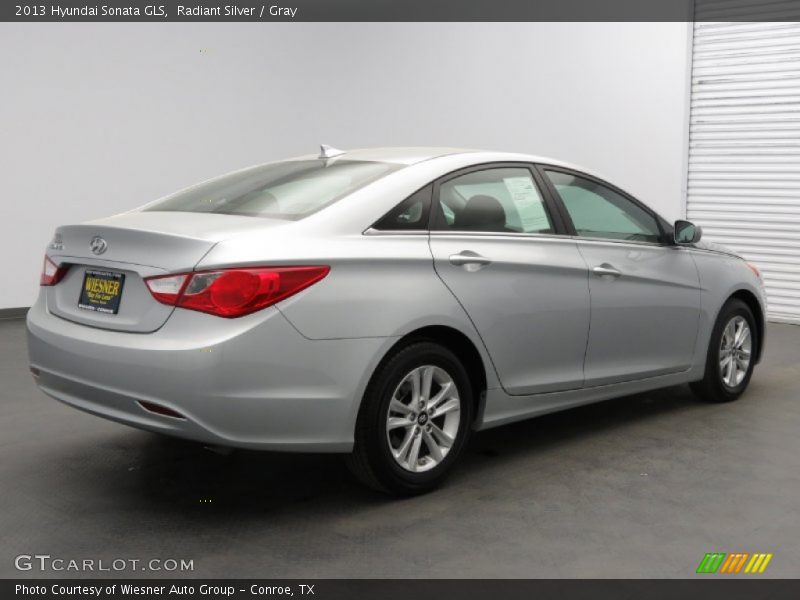 Radiant Silver / Gray 2013 Hyundai Sonata GLS