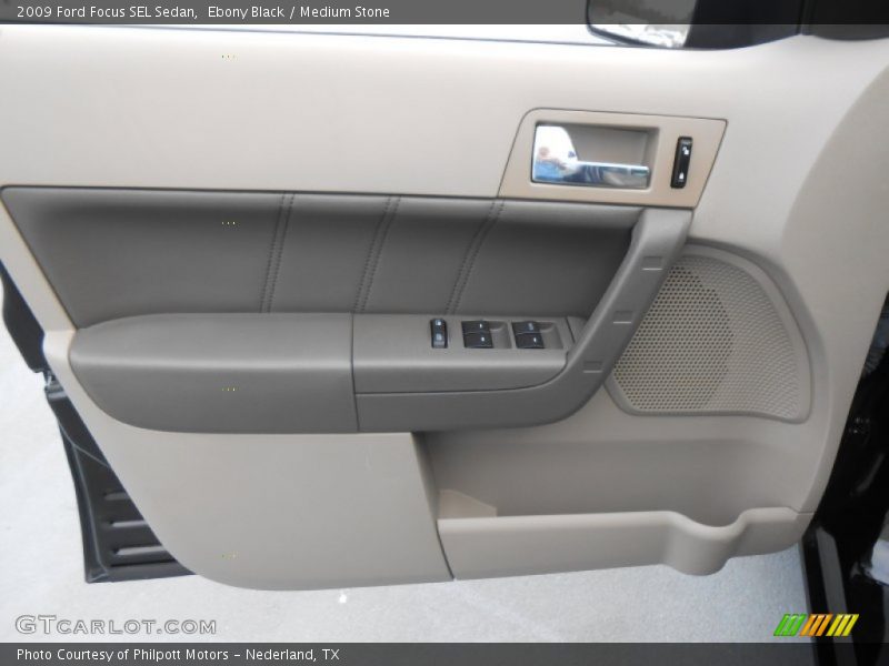 Ebony Black / Medium Stone 2009 Ford Focus SEL Sedan