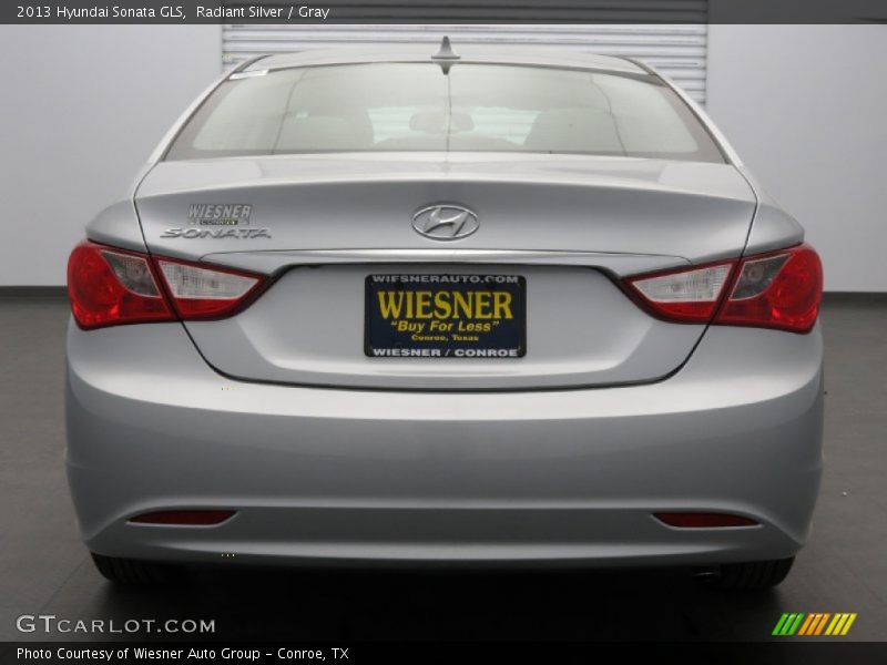 Radiant Silver / Gray 2013 Hyundai Sonata GLS