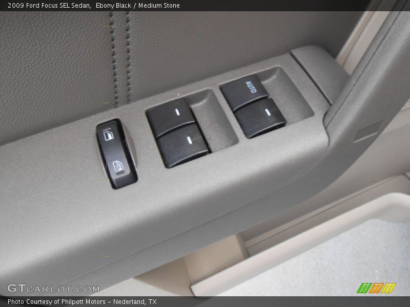 Ebony Black / Medium Stone 2009 Ford Focus SEL Sedan