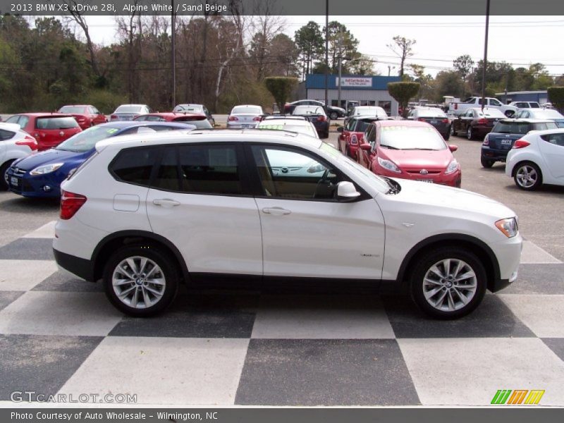 Alpine White / Sand Beige 2013 BMW X3 xDrive 28i