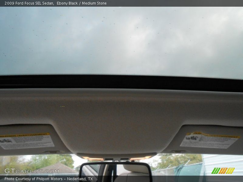 Ebony Black / Medium Stone 2009 Ford Focus SEL Sedan