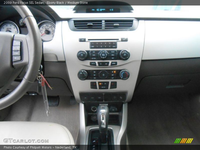Ebony Black / Medium Stone 2009 Ford Focus SEL Sedan