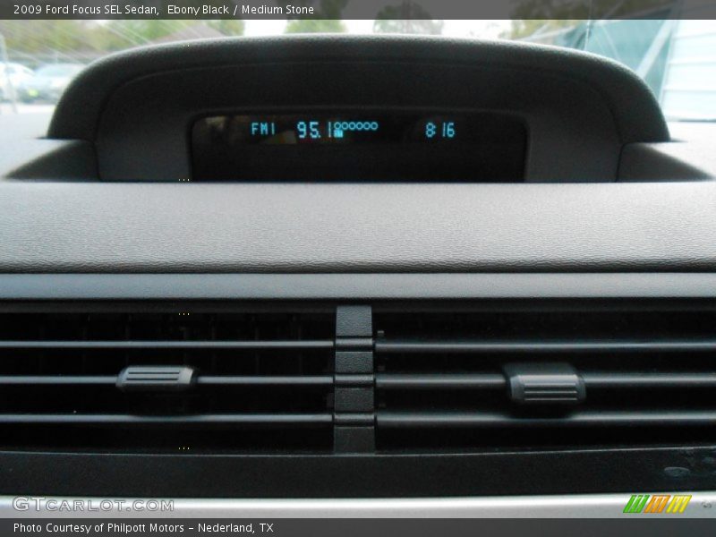 Ebony Black / Medium Stone 2009 Ford Focus SEL Sedan