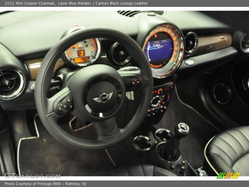Laser Blue Metallic / Carbon Black Lounge Leather 2012 Mini Cooper Clubman