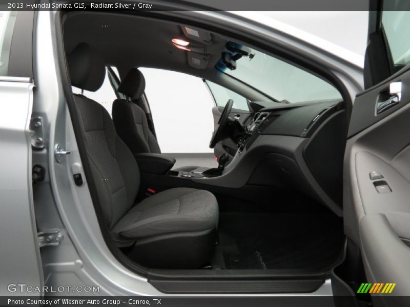 Radiant Silver / Gray 2013 Hyundai Sonata GLS