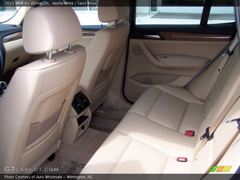 Alpine White / Sand Beige 2013 BMW X3 xDrive 28i