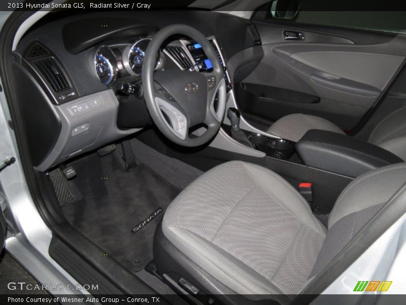Radiant Silver / Gray 2013 Hyundai Sonata GLS