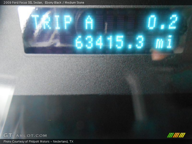 Ebony Black / Medium Stone 2009 Ford Focus SEL Sedan