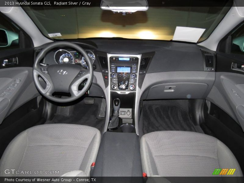 Radiant Silver / Gray 2013 Hyundai Sonata GLS