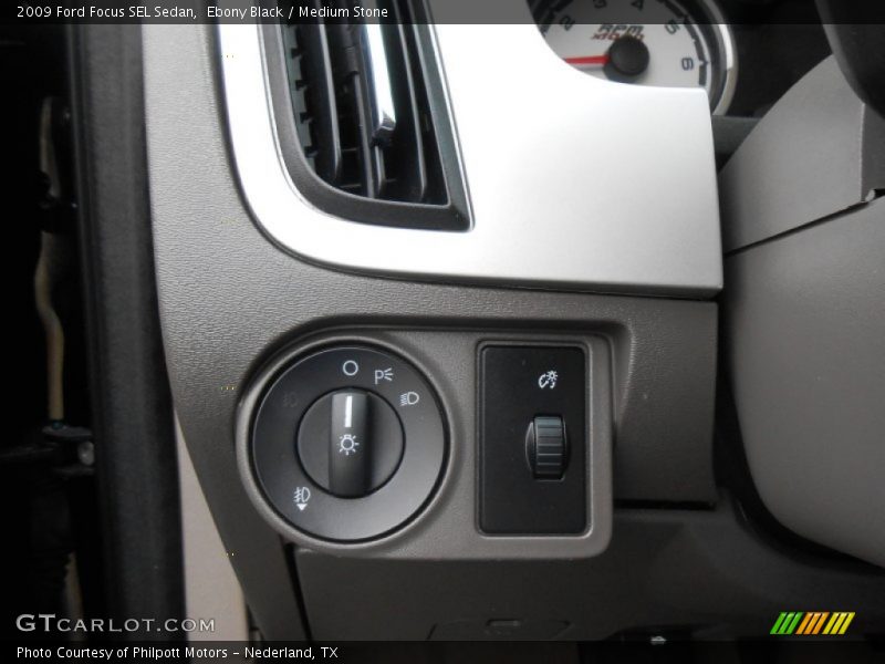 Ebony Black / Medium Stone 2009 Ford Focus SEL Sedan