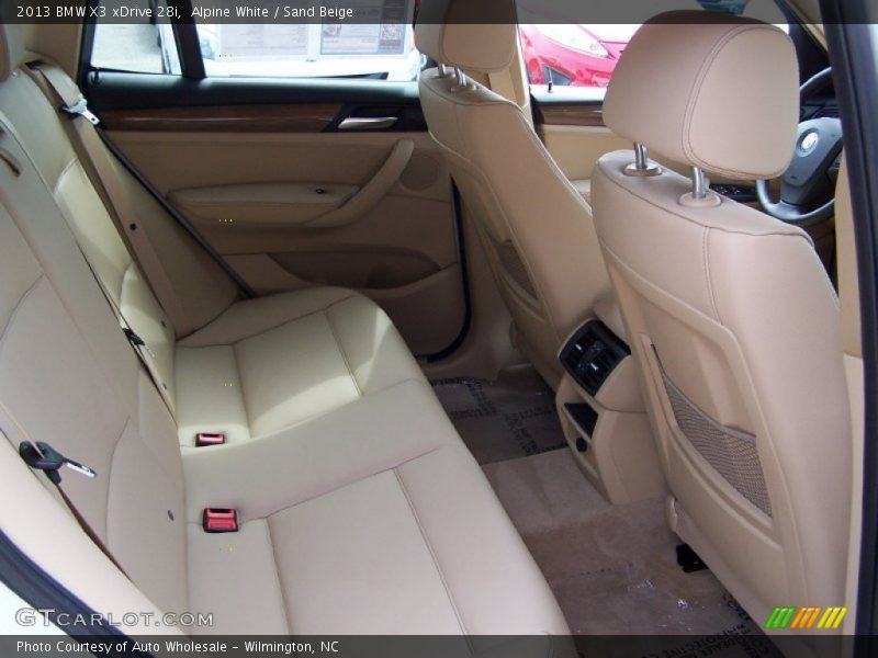 Alpine White / Sand Beige 2013 BMW X3 xDrive 28i