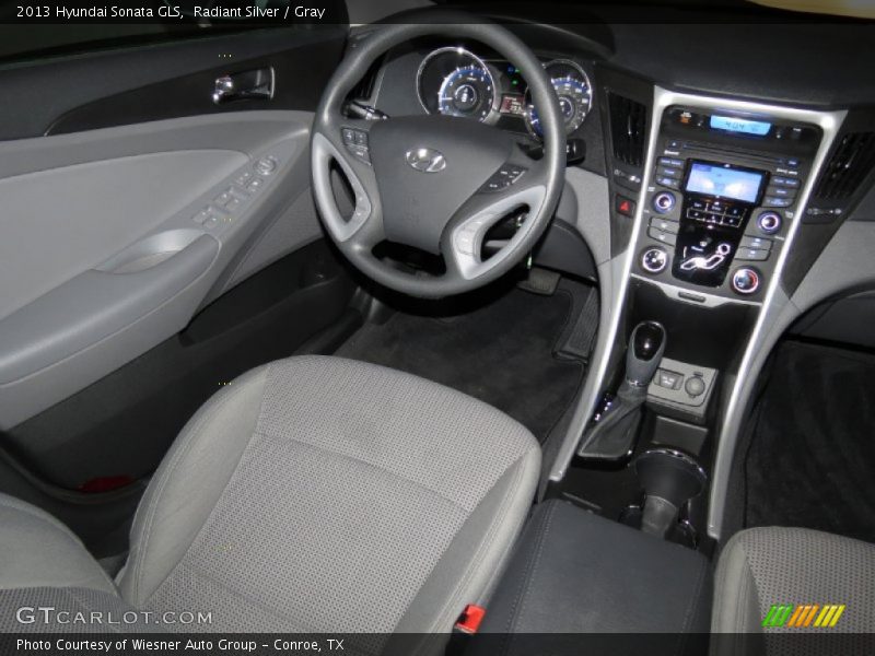 Radiant Silver / Gray 2013 Hyundai Sonata GLS