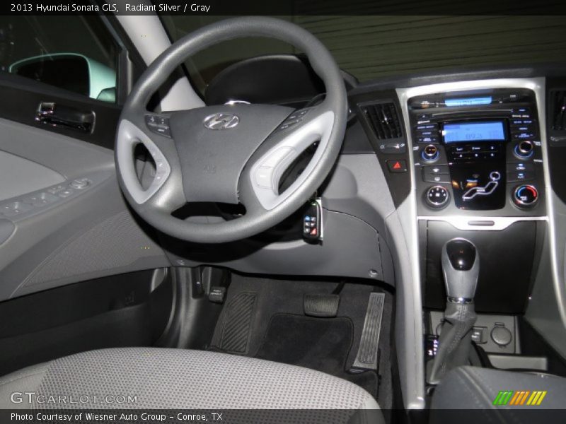 Radiant Silver / Gray 2013 Hyundai Sonata GLS