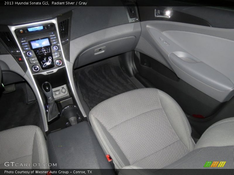 Radiant Silver / Gray 2013 Hyundai Sonata GLS