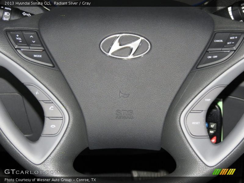 Radiant Silver / Gray 2013 Hyundai Sonata GLS