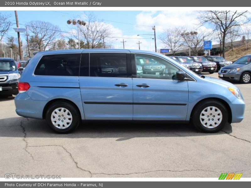 Ocean Mist Metallic / Gray 2010 Honda Odyssey LX