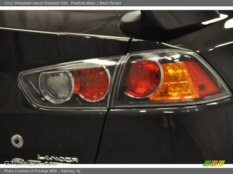 Phantom Black / Black Recaro 2012 Mitsubishi Lancer Evolution GSR