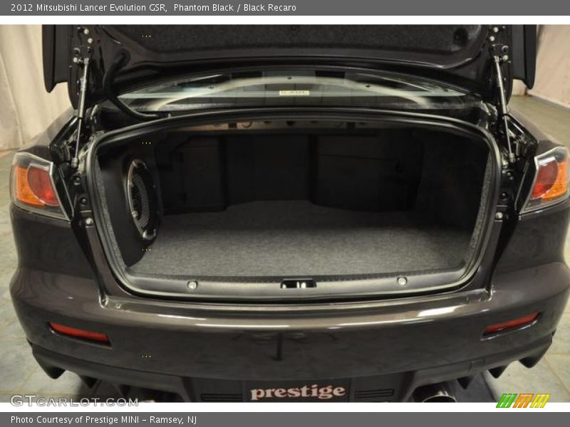 Phantom Black / Black Recaro 2012 Mitsubishi Lancer Evolution GSR