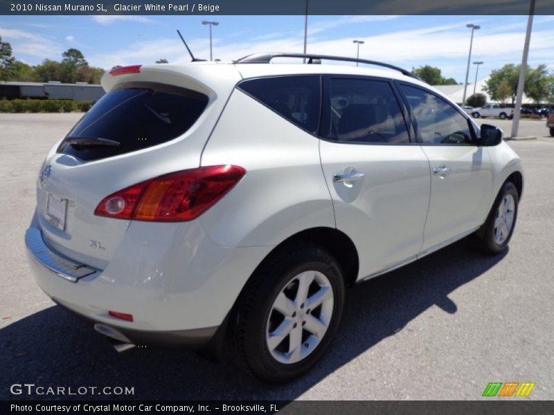 Glacier White Pearl / Beige 2010 Nissan Murano SL