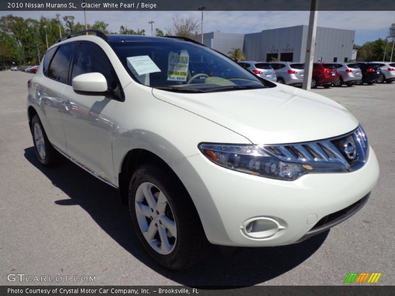 Glacier White Pearl / Beige 2010 Nissan Murano SL